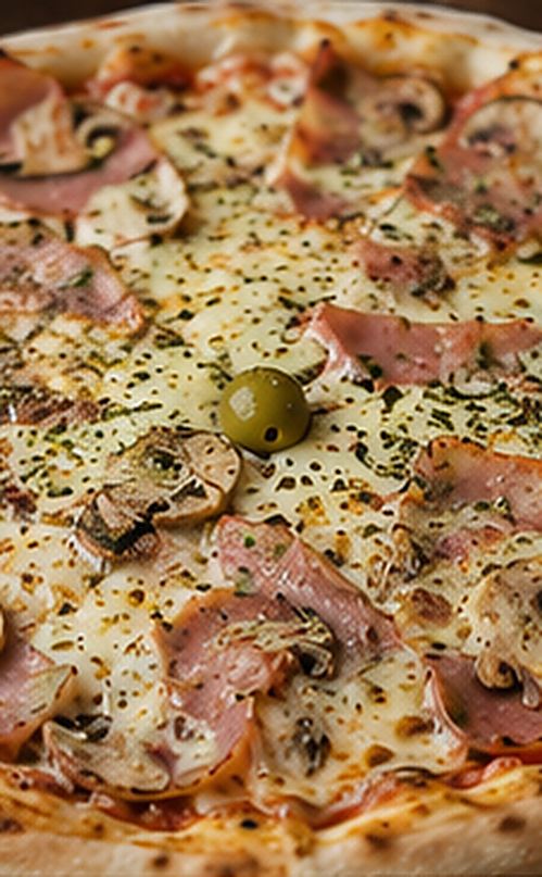 Pizza sa šunkom i pečurkama